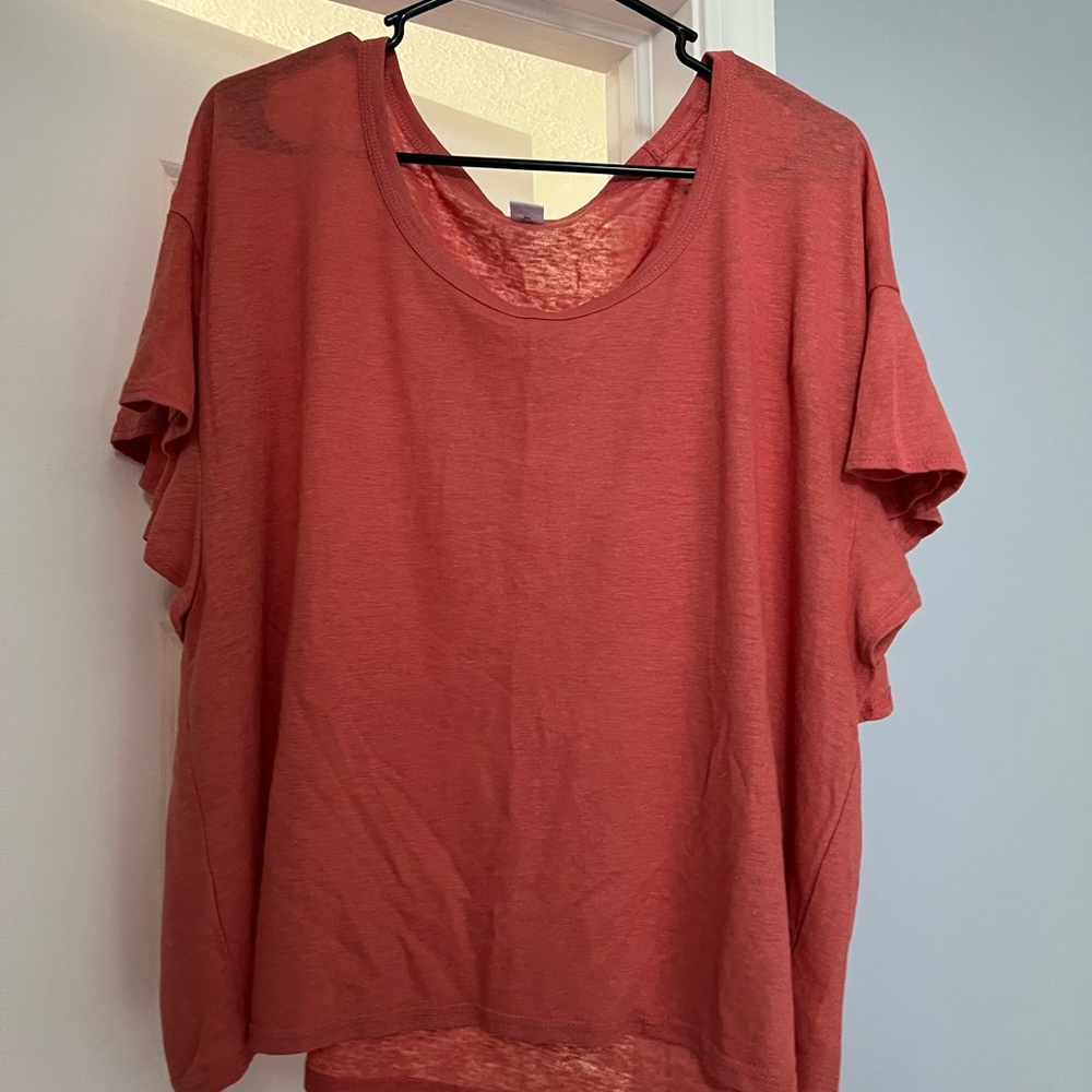 Old Navy Pink flutter Short Sleeve T-Shirt